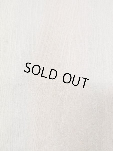 Photo6: M1207V Used Japanese women Pale Grayish Green OJIYATSUMUGI / Silk. Gradation   (Grade B) (6)