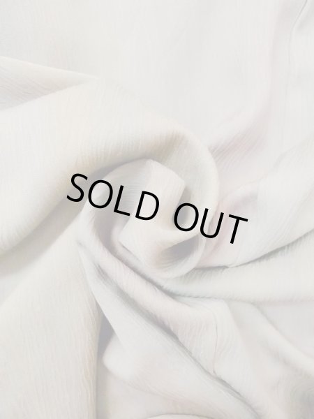 Photo11: M1207V Used Japanese women Pale Grayish Green OJIYATSUMUGI / Silk. Gradation   (Grade B) (11)