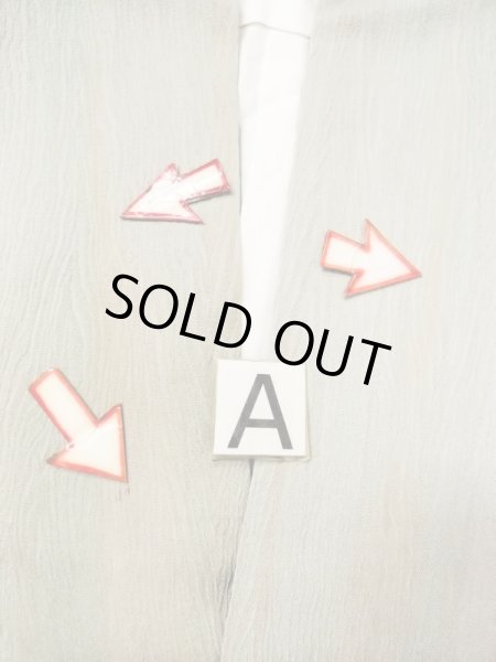 Photo13: M1207V Used Japanese women Pale Grayish Green OJIYATSUMUGI / Silk. Gradation   (Grade B) (13)