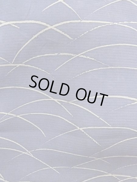 Photo6: M1207W Used Japanese women   Navy Blue HITOE unlined / Silk. Grass   (Grade C) (6)