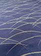 Photo8: M1207W Used Japanese women   Navy Blue HITOE unlined / Silk. Grass   (Grade C) (8)