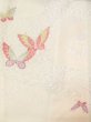 Photo3: Mint M1207X Vintage Japanese women   Off White HITOE unlined / Silk. Butterfly,   (Grade A) (3)
