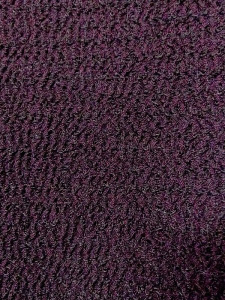 Photo6: M1207Z Vintage Japanese women  Dark Dark Red HITOE unlined / Synthetic.    (Grade B) (6)