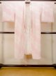 Photo1: M1215B Vintage Japanese women  Pale Pink JUBAN undergarment / Silk. Cloud,   (Grade B) (1)