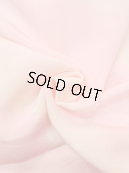 Photo10: M1215B Vintage Japanese women  Pale Pink JUBAN undergarment / Silk. Cloud,   (Grade B) (10)