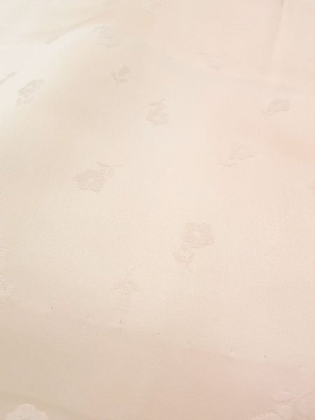 Photo8: M1215C Vintage Japanese women  Pale Pink JUBAN undergarment / Silk. Gradation   (Grade D) (8)