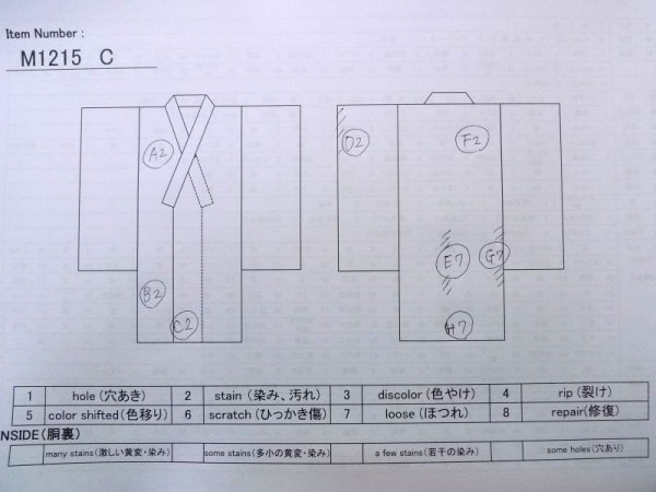 Photo13: M1215C Vintage Japanese women  Pale Pink JUBAN undergarment / Silk. Gradation   (Grade D) (13)