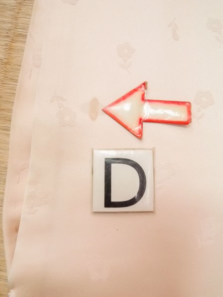 Photo18: M1215C Vintage Japanese women  Pale Pink JUBAN undergarment / Silk. Gradation   (Grade D) (18)