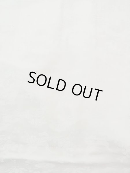 Photo4: M1215E Antique Japanese women  Pale Green JUBAN undergarment / Silk. UME plum bloom, The lining has holes or rips. Small holes all over.  (Grade D) (4)