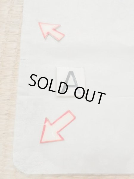 Photo14: M1215E Antique Japanese women  Pale Green JUBAN undergarment / Silk. UME plum bloom, The lining has holes or rips. Small holes all over.  (Grade D) (14)