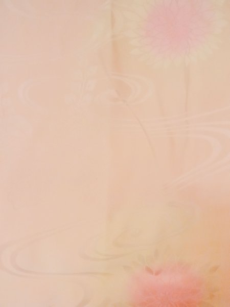 Photo3: M1215F Vintage Japanese women  Pale Pink JUBAN undergarment / Silk.    (Grade B) (3)