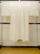 Photo2: M1215G Vintage Japanese women   White Juban unlined / Silk.    (Grade B) (2)