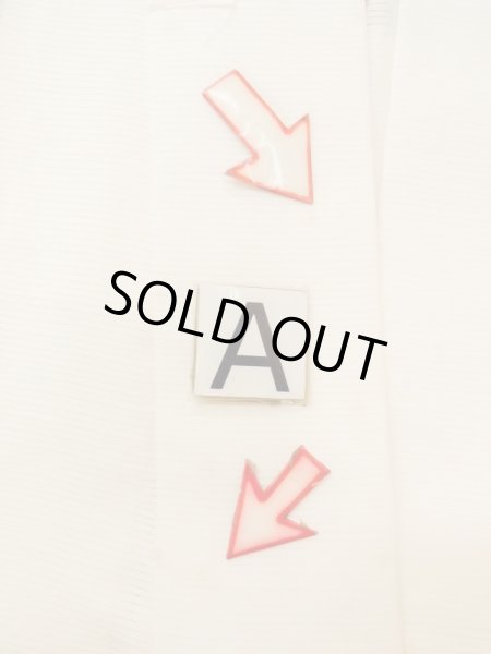 Photo10: M1215G Vintage Japanese women   White Juban unlined / Silk.    (Grade B) (10)