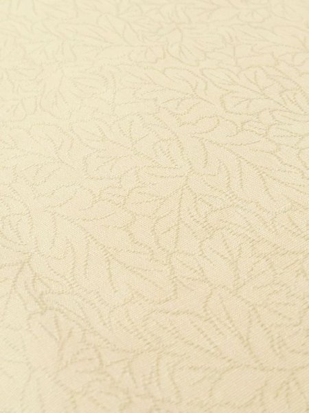 Photo8: M1215H Vintage Japanese women Pale Light Yellowish Green JUBAN undergarment / Silk.  There is an impression from use.  (Grade C) (8)