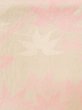 Photo5: M1215I Vintage Japanese women Pale Light Pink JUBAN undergarment / Synthetic. MOMIJI maple leaf,   (Grade C) (5)