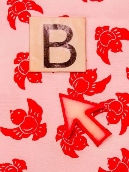 Photo13: M1215L Vintage Japanese women   Pink JUBAN undergarment / Synthetic. Grass,   (Grade C) (13)