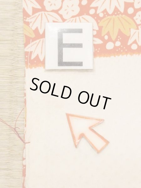 Photo18: M1215M Antique Japanese women   Ivory JUBAN undergarment / Silk. UME plum bloom,   (Grade C) (18)