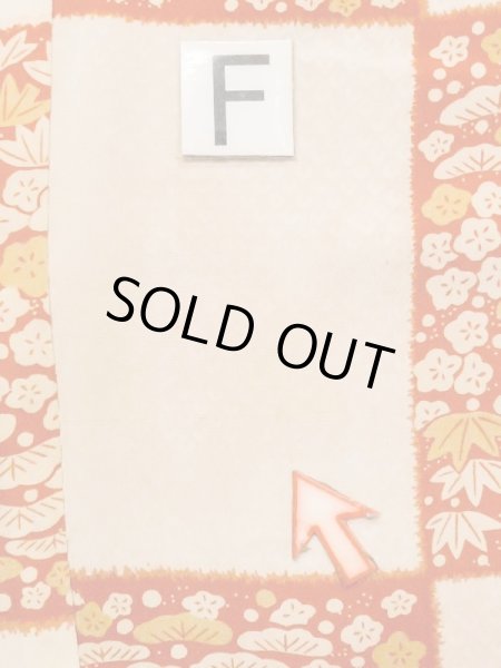 Photo19: M1215M Antique Japanese women   Ivory JUBAN undergarment / Silk. UME plum bloom,   (Grade C) (19)