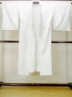 Photo1: M1215O Vintage Japanese women   White JUBAN undergarment / Synthetic.    (Grade C) (1)