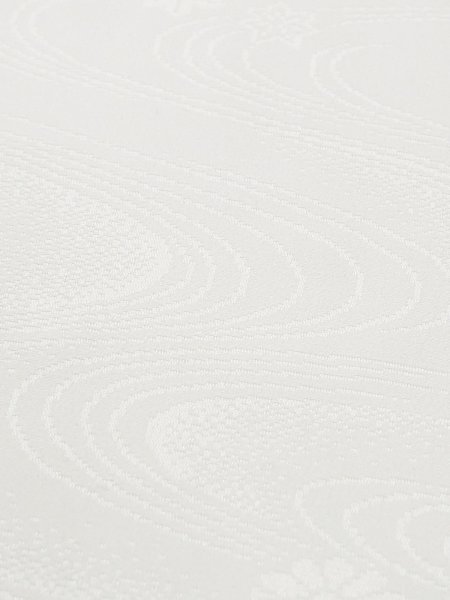 Photo7: M1215O Vintage Japanese women   White JUBAN undergarment / Synthetic.    (Grade C) (7)