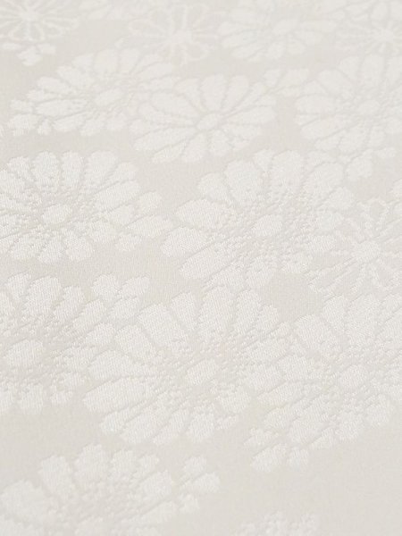 Photo8: M1215O Vintage Japanese women   White JUBAN undergarment / Synthetic.    (Grade C) (8)