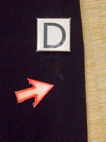 Photo21: M1215S Vintage Japanese women   Black TOMESODE formal / Silk. Chrysanthemum,   (Grade C) (21)