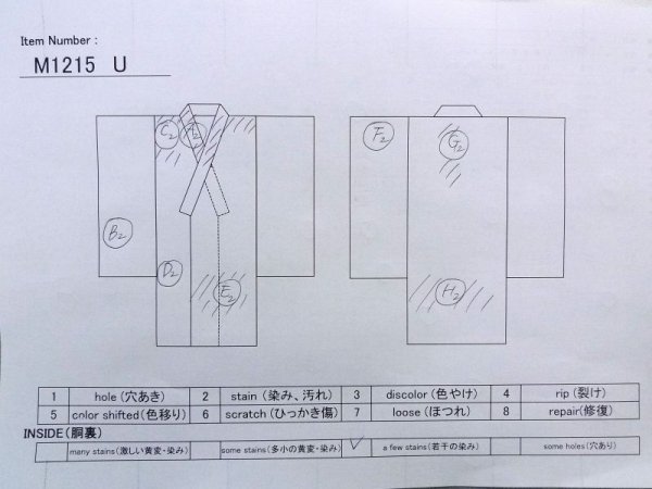 Photo17: M1215U Vintage Japanese women   Black TOMESODE formal / Silk. Pine tree/branch/needle,   (Grade C) (17)