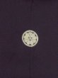 Photo4: M1215V Vintage Japanese women   Black TOMESODE formal / Silk. Chrysanthemum,   (Grade C) (4)