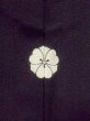 Photo4: M1216A Vintage Japanese women   Black TOMESODE formal / Silk. Chrysanthemum,   (Grade C) (4)