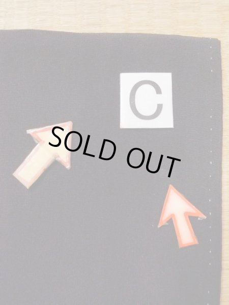 Photo18: M1228A Antique Japanese women   Black TOMESODE formal / Silk. Chrysanthemum,   (Grade C) (18)