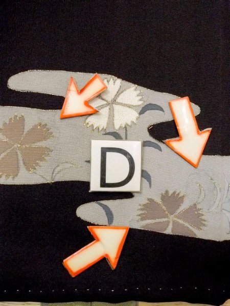 Photo19: M1228A Antique Japanese women   Black TOMESODE formal / Silk. Chrysanthemum,   (Grade C) (19)