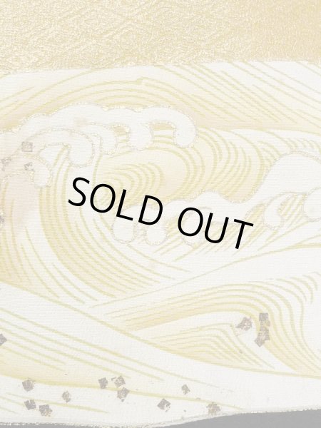 Photo10: M1228B Vintage Japanese women   Black TOMESODE formal / Silk. Chrysanthemum,   (Grade C) (10)