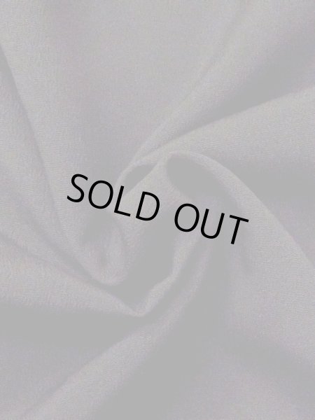 Photo14: M1228F Vintage Japanese women   Black TOMESODE formal / Silk. Haze,   (Grade C) (14)