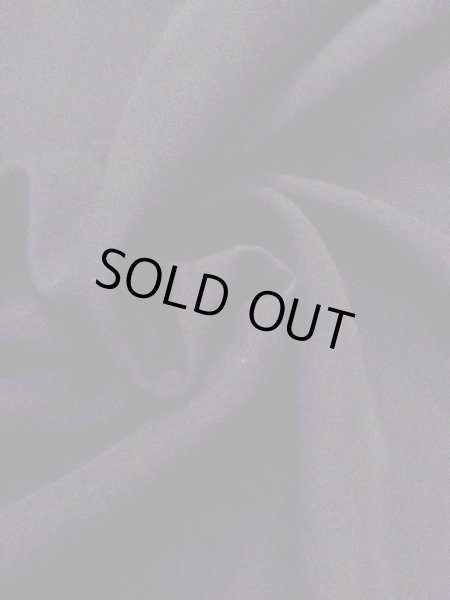 Photo17: M1228I Vintage Japanese women   Black TOMESODE formal / Synthetic. UME plum bloom,   (Grade C) (17)