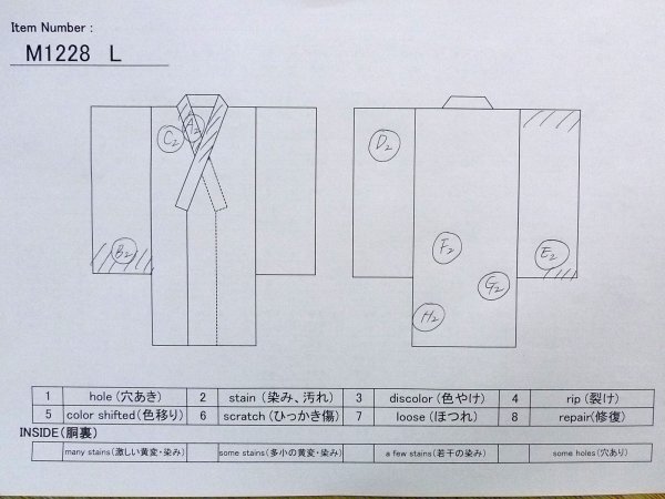 Photo15: M1228L Antique Japanese women   Black TOMESODE formal / Silk. Arabesque vine,   (Grade C) (15)