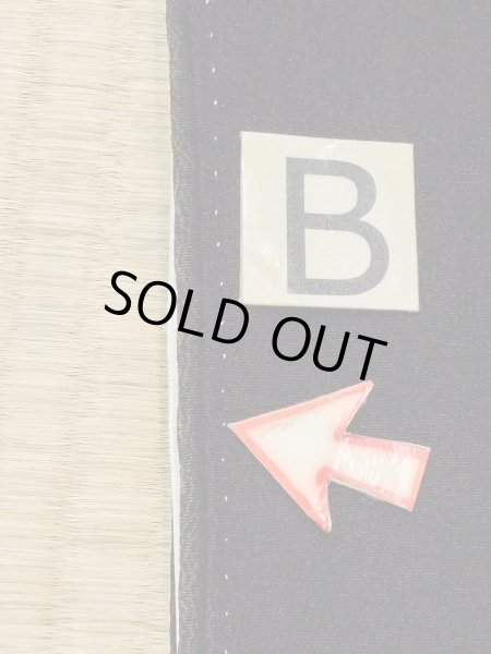 Photo18: M1228N Vintage Japanese women   Black TOMESODE formal / Silk. Flower,   (Grade C) (18)