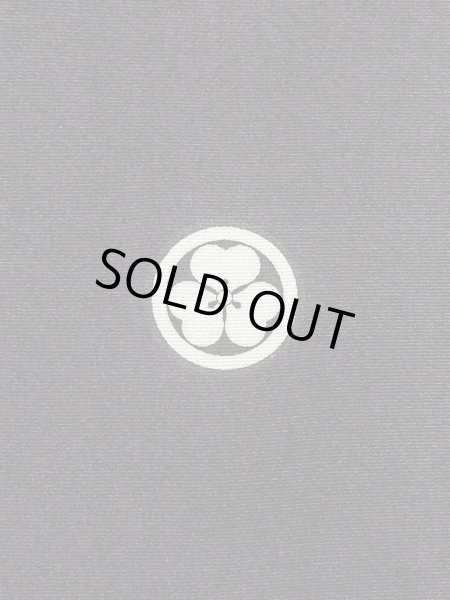 Photo4: M1228R Vintage Japanese women   Black TOMESODE formal / Synthetic. SAKURA cherry blossom,   (Grade C) (4)