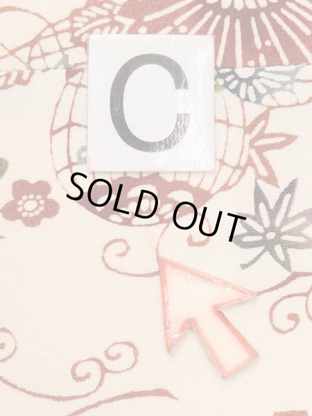 Photo16: M1228S Vintage Japanese women   Ivory KOMON dyed / Silk. Chrysanthemum,   (Grade C) (16)