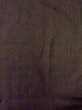 Photo3: Mint N0116A Vintage Japanese  Dark Brown Men's Kimono / Silk. Stripes There is an impression from use.  (Grade D) (3)