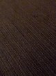Photo7: Mint N0116A Vintage Japanese  Dark Brown Men's Kimono / Silk. Stripes There is an impression from use.  (Grade D) (7)