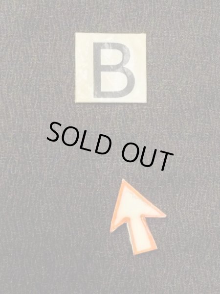 Photo13: N0116C Vintage Japanese  Dark Navy Blue Men's Kimono / Silk. Wood grain pattern   (Grade C) (13)