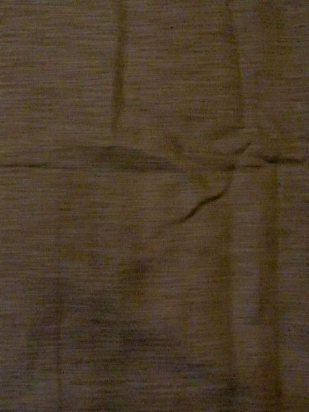 Photo4: N0116D Vintage Japanese Dark Grayish Olive Men's Kimono / Silk. Line,   (Grade C) (4)