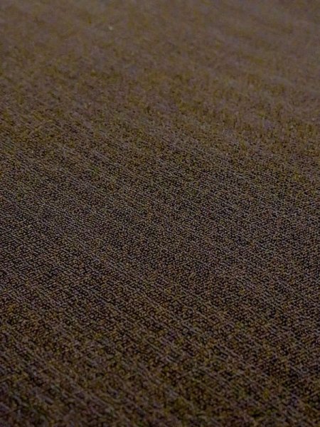 Photo7: N0116D Vintage Japanese Dark Grayish Olive Men's Kimono / Silk. Line,   (Grade C) (7)