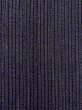 Photo5: Mint N0116E Vintage Japanese  Dark Navy Blue Men's Kimono / Silk. Stripes   (Grade A) (5)
