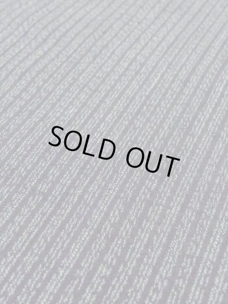 Photo8: Mint N0116E Vintage Japanese  Dark Navy Blue Men's Kimono / Silk. Stripes   (Grade A) (8)