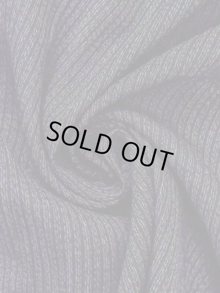 Photo10: Mint N0116E Vintage Japanese  Dark Navy Blue Men's Kimono / Silk. Stripes   (Grade A) (10)