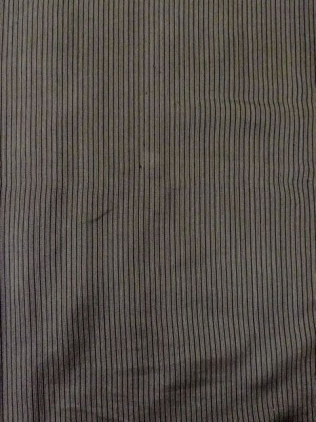 Photo3: N0116F Vintage Japanese  Dark Gray Men's Kimono / Silk. Line There is an impression from use.  (Grade D) (3)