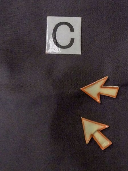 Photo15: N0116G Vintage Japanese   Black Men's Kimono / Silk.  Stains/Soils all over. Discolored all over. Aging deterioration.  (Grade D) (15)