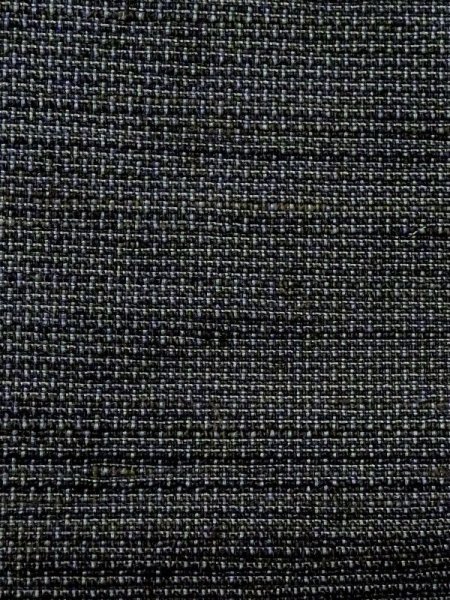 Photo6: N0116H Vintage Japanese  Grayish Navy Blue Men's Kimono / Silk. Line   (Grade C) (6)