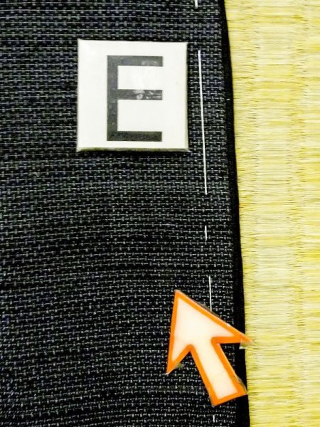 Photo16: N0116H Vintage Japanese  Grayish Navy Blue Men's Kimono / Silk. Line   (Grade C) (16)